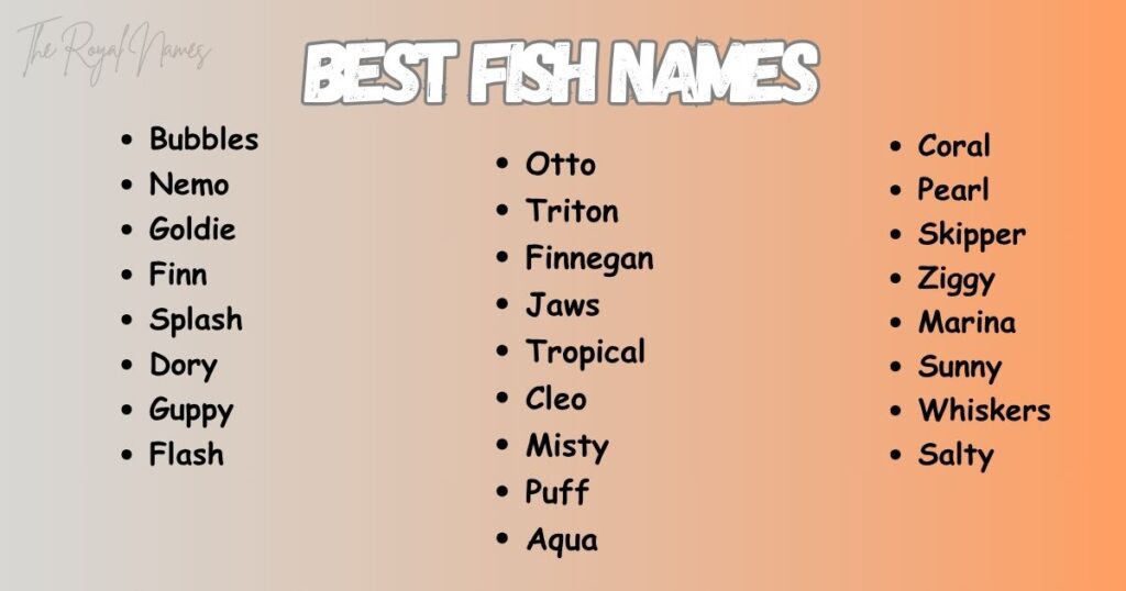 Best Fish Names