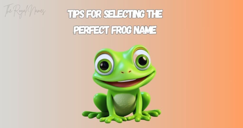 Good Frog Names