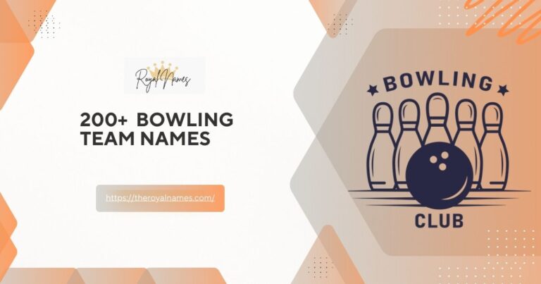 Bowling Team Names