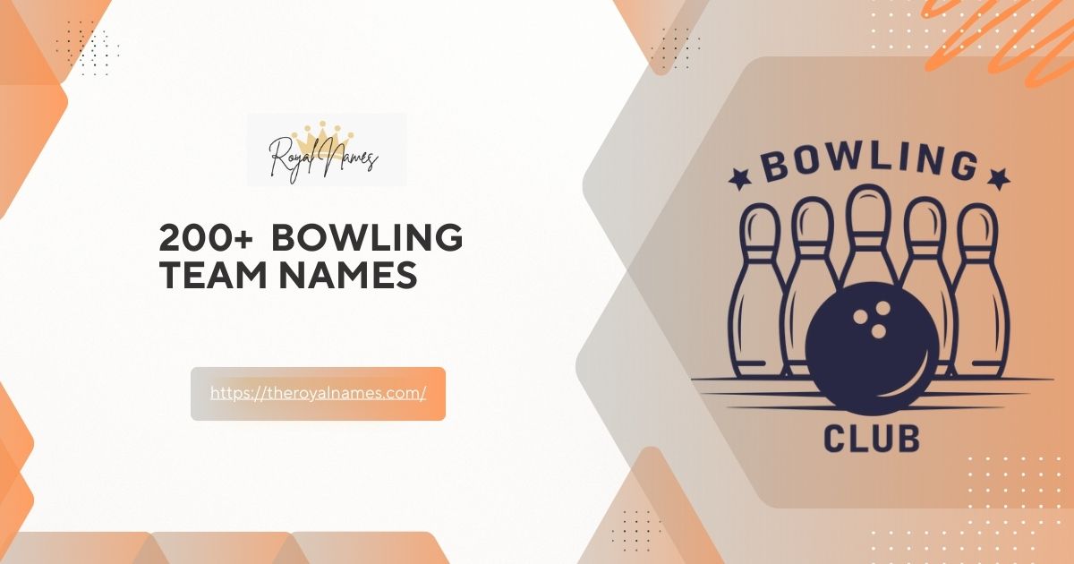 Bowling Team Names