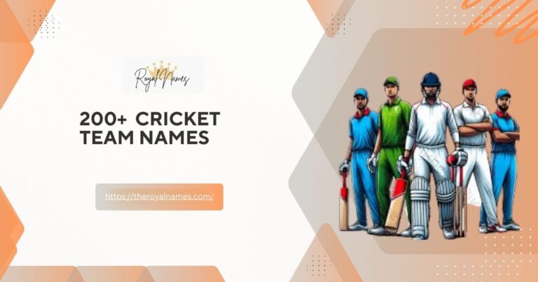 Cricket Team Names