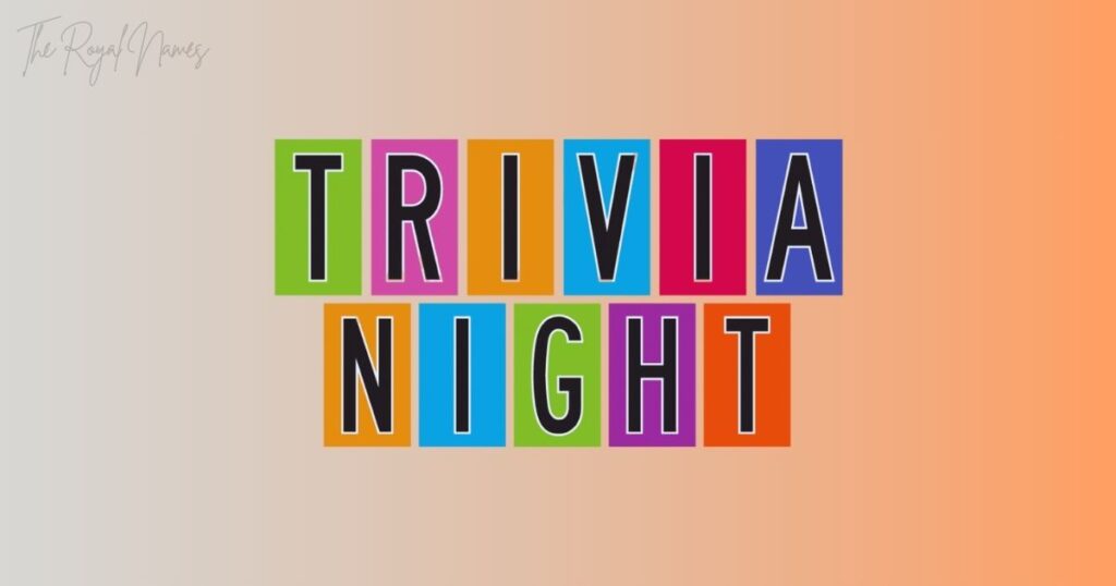 Disney Trivia Team Names