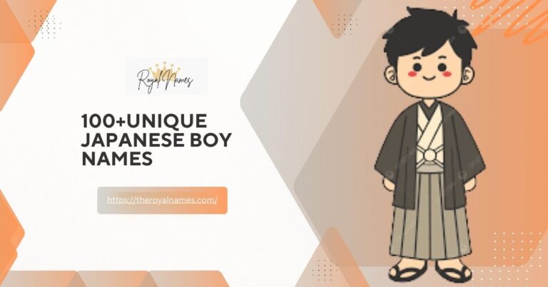 Unique Japanese Boy Names