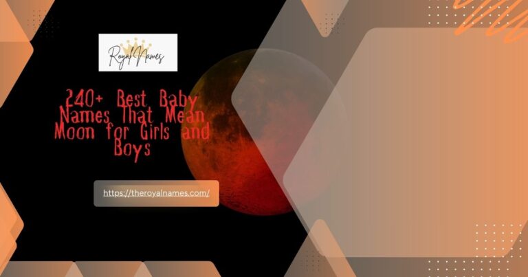 Best Baby Names That Mean Moon for Girls and Boys