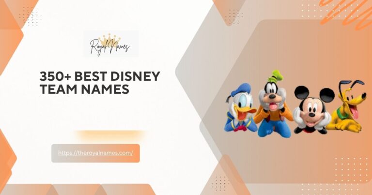 Disney Team Names