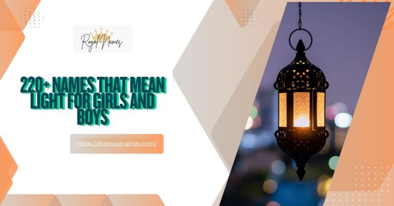 Names That Mean Light