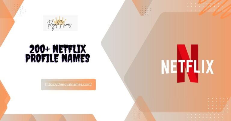 Netflix Profile Names