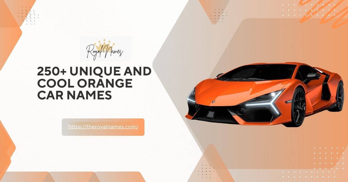 Orange Car Names