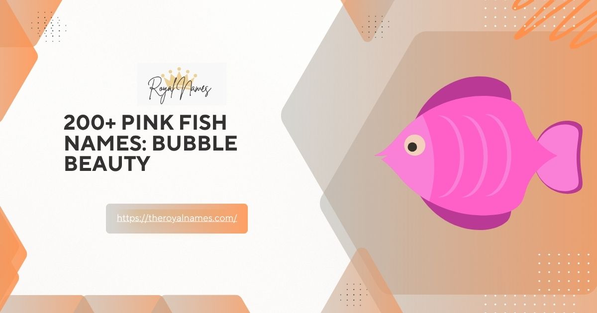 Pink Fish Names