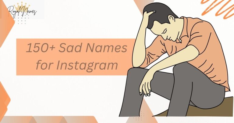 Sad Names for Instagram