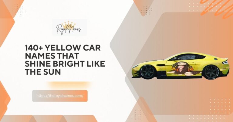 Yellow Car Names