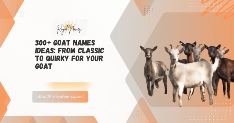 Goat Names Ideas